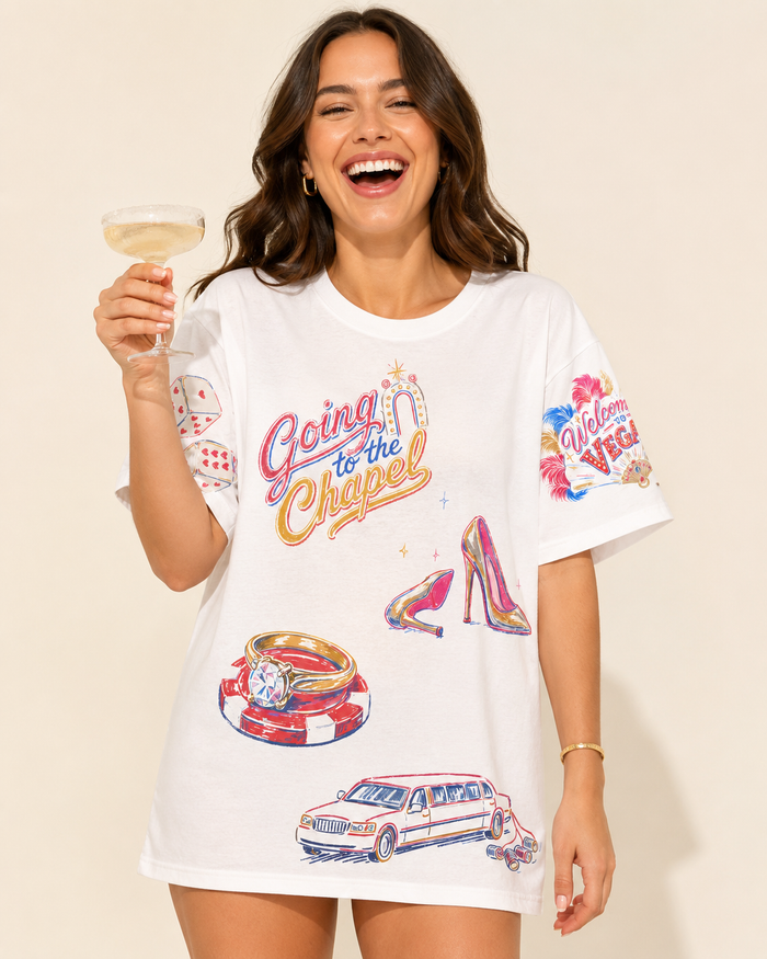 Las Vegas Bride Doodles T-shirt