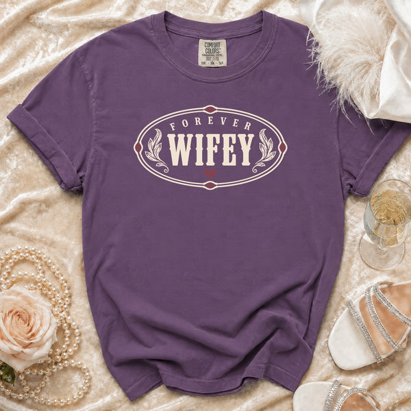 Forever Wifey T-shirt in Grape