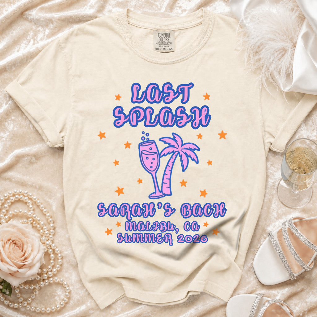 Last Splash Sarah's Bach Malibu Ca Summer 2026 t-shirt.