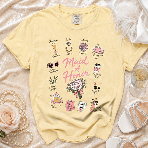 Maid of Honor Tee in Butter