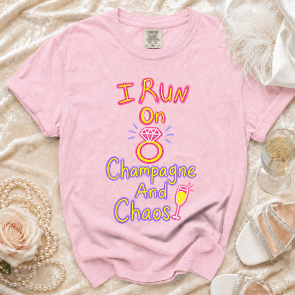 Champagne Chaos T-shirt in Blossom