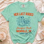 Her Last Rodeo Jennifer's Bach Nashville TN Summer 2026 t-shirt.