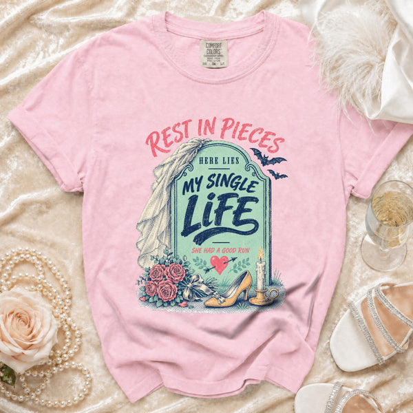 Rest In Pieces T-Shirt in Blossom