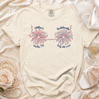 Cream t-shirt with "Willow's Bachelorette Austin, TX July 4th, 2026" text.
