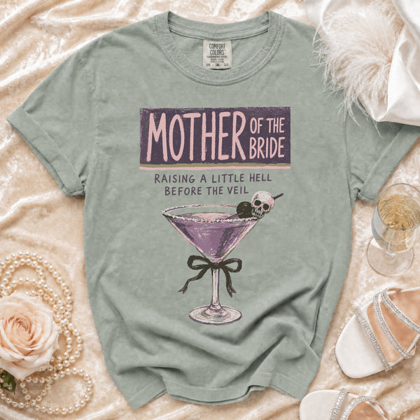 Mother of the Bride Martini T-Shirt in Bay