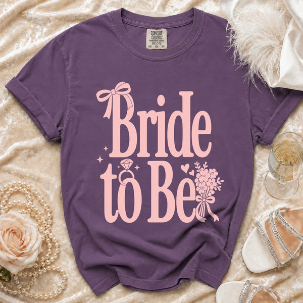 Bride To Be T-Shirt in Grape