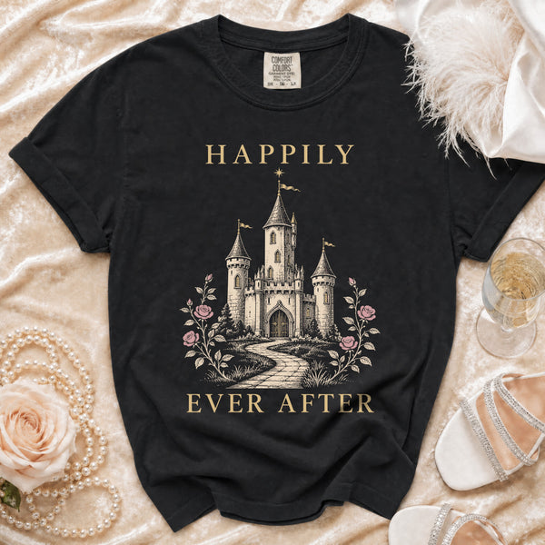 Happily Ever T-shirt in Black
