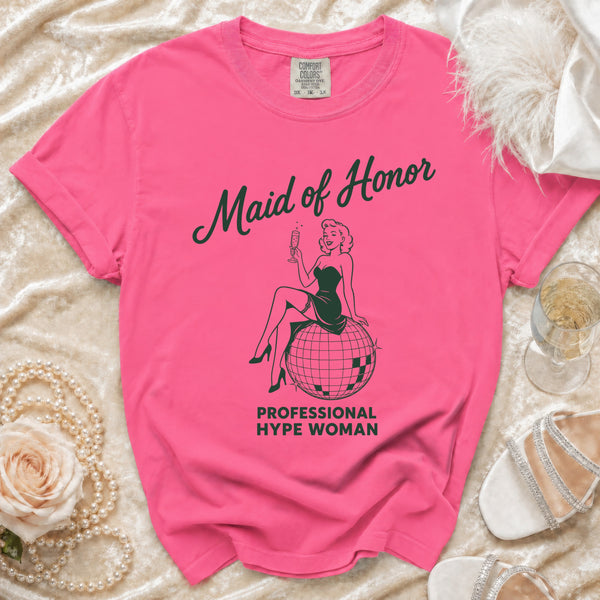 Maid of Honor T-Shirt in Crunchberry