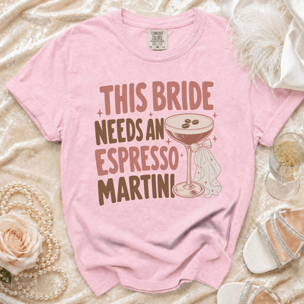 Bride Espresso T-Shirt in Blossom