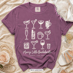 Berry Merry Little Bride & Merry Little bachelorette crew t-shirt