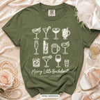 Hemp Merry Little Bride & Merry Little bachelorette crew t-shirt