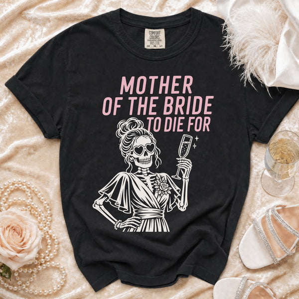 Bride Mother T-Shirt in Black