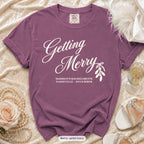 Berry Getting Merry'd & Getting Merry bachelorette crew t-shirt