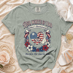 Red, White & I Do Willow's Bachelorette New York July 4th 2026 t-shirt.