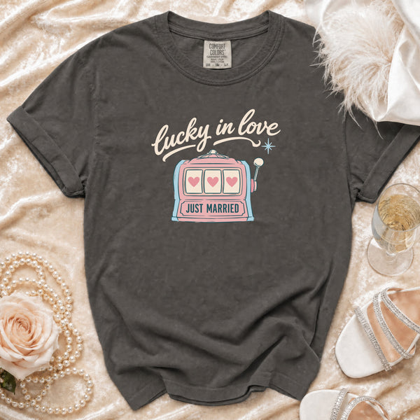 Lucky Love T-shirt in Pepper