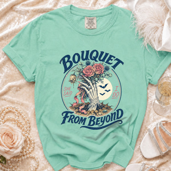 Gothic Bouquet T-Shirt in Island Reef
