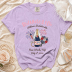 Red White & I Do Willow's Bachelorette shirt for New York, July 4th, 2026.