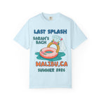 Last Splash Sarah's Bach Malibu 2026 float graphic t-shirt.