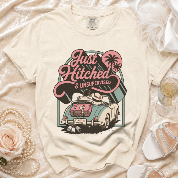 Just Hitched T-Shirt in Ivory