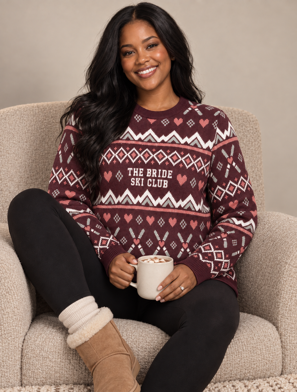Bride Ski Club Knitted Sweater