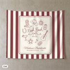 Nash Bash personalized wall tapestry, Chili stripes