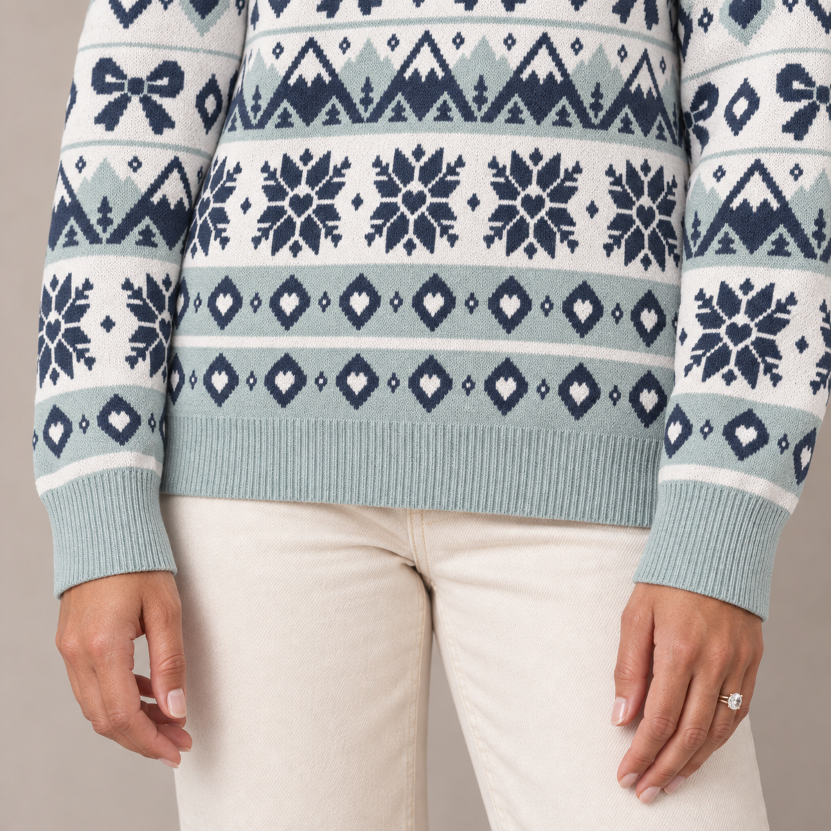 Snow In Love Knitted Sweater