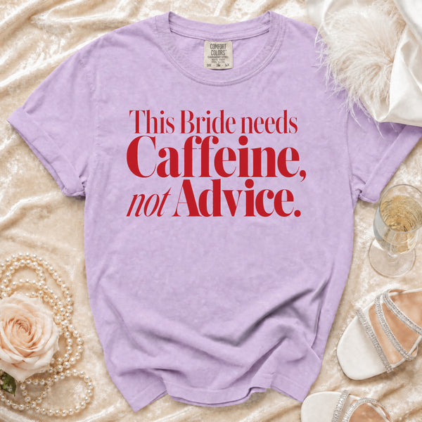 Bride Caffeine T-Shirt in Orchid