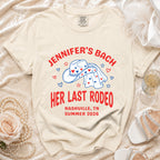 "Jennifer's Bach Her Last Rodeo Nashville, TN Summer 2026" t-shirt.