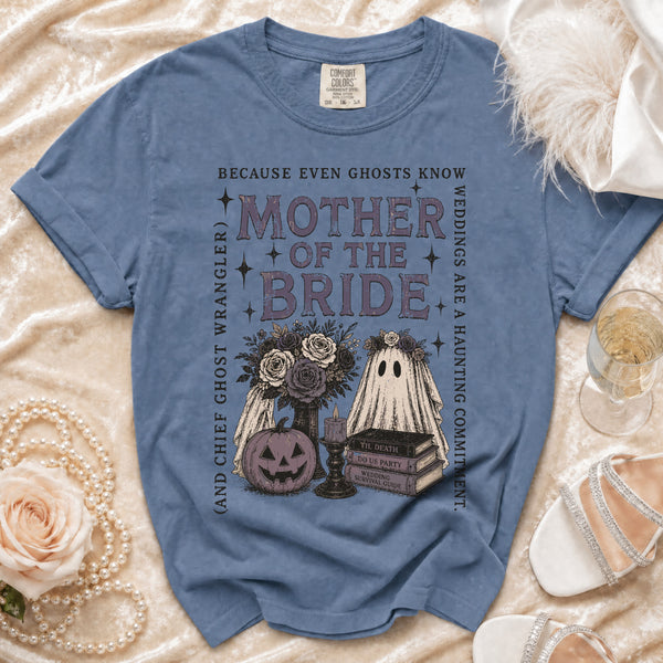 Ghost Mother T-Shirt in Blue Jean