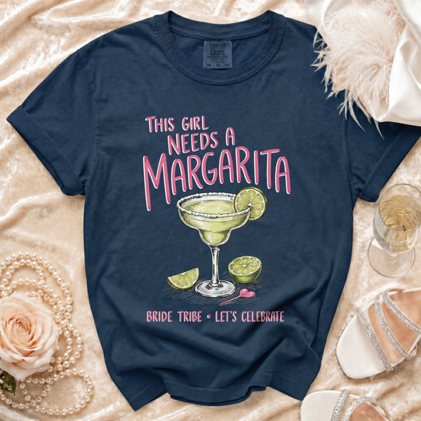 Bride Margarita T-shirt in True Navy
