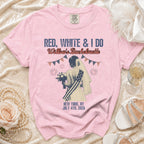 Bachelorette shirt for Willow's bachelorette in New York on July 4th, 2026.