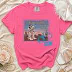 Comfort Colors t-shirt with "Reckless in Texas" graphic and Austin, TX destination.