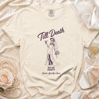 T-shirt with skeleton bride