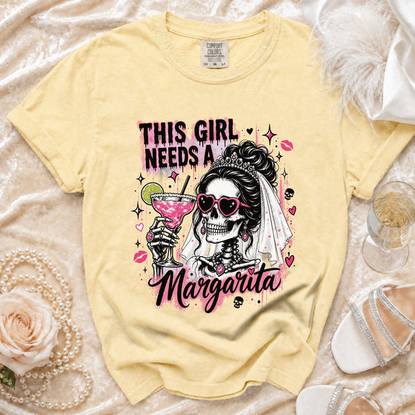 Bride Margarita T-Shirt in Butter