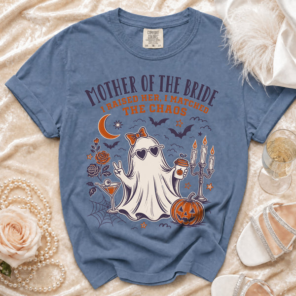 Mother of the Bride T-Shirt in Blue Jean
