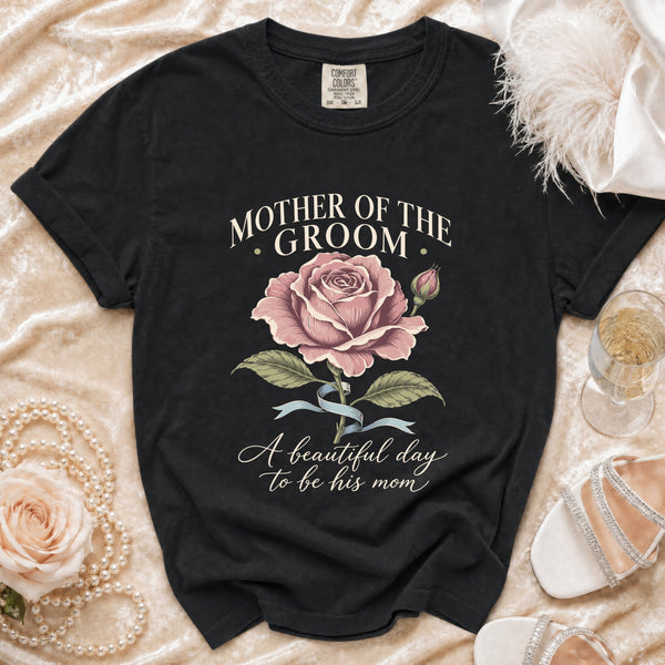 Mother Groom T-Shirt in Black