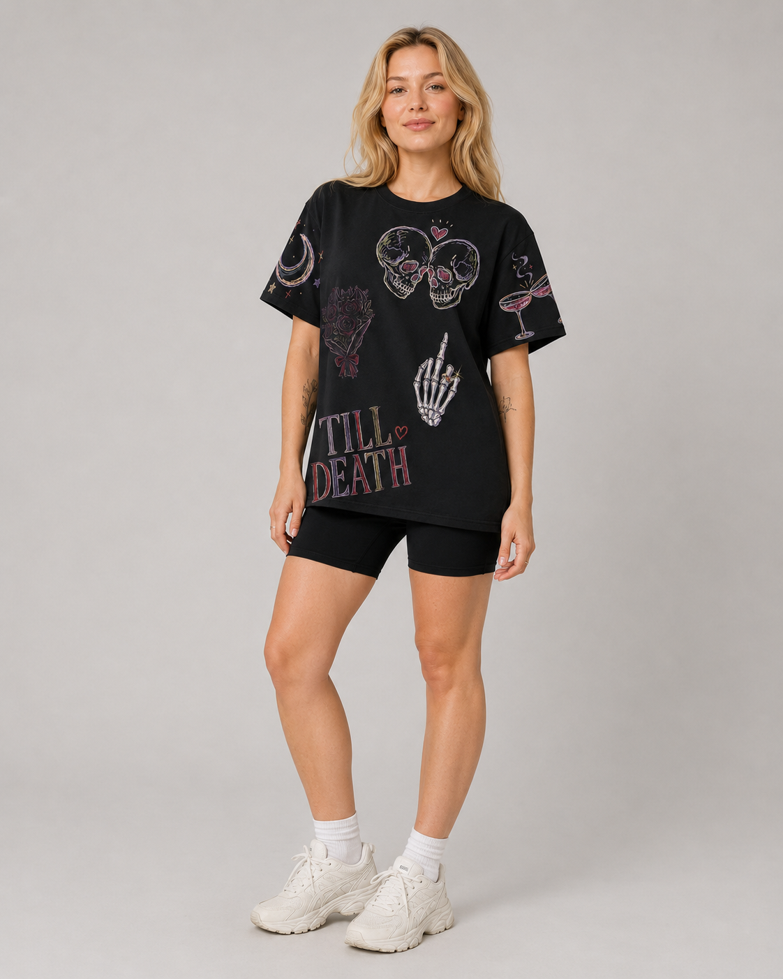Spooky Bride Doodles T-shirt