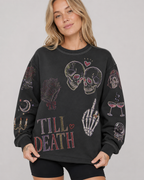 Spooky Bride Doodles Sweatshirt