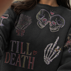 Spooky Bride Doodles Sweatshirt