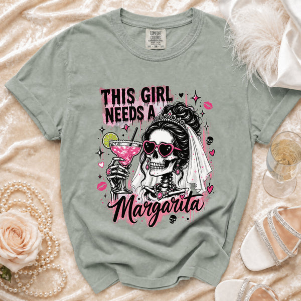 Bride Margarita T-Shirt in Bay