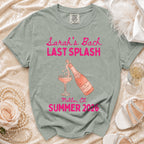 Sarah's Bach Last Splash t-shirt in Malibu, CA, Summer 2026.