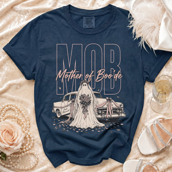 Boo'de Ghost T-shirt in True Navy