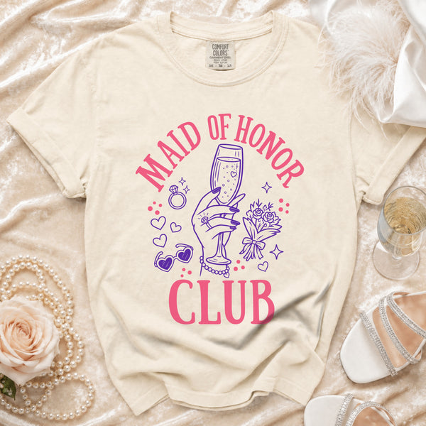 Maid of Honor T-shirt in Ivory