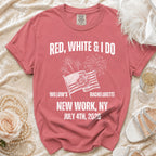 Red, White & I Do Willow's Bachelorette New York, NY July 4th, 2026 t-shirt.