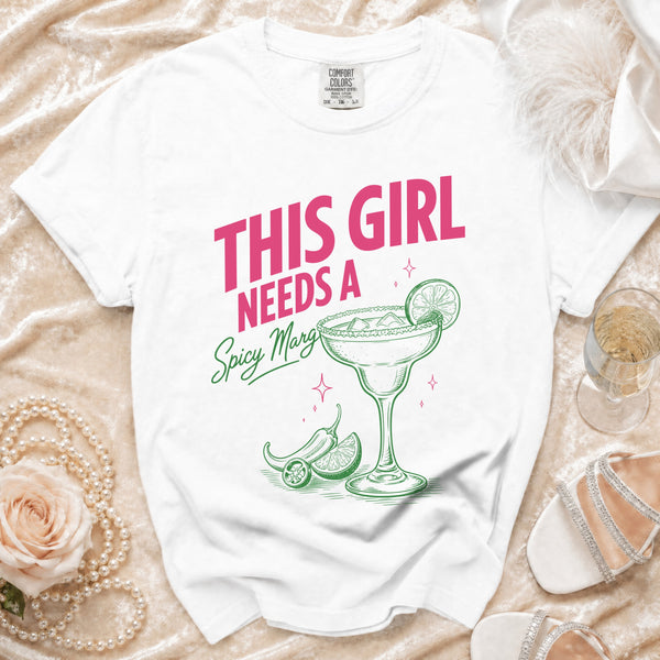 Spicy Marg T-Shirt in White