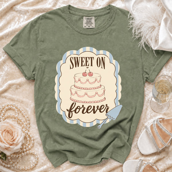 Sweet Forever T-shirt in Moss