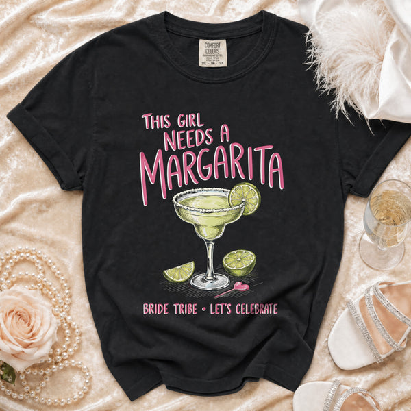 Bride Margarita T-shirt in Black
