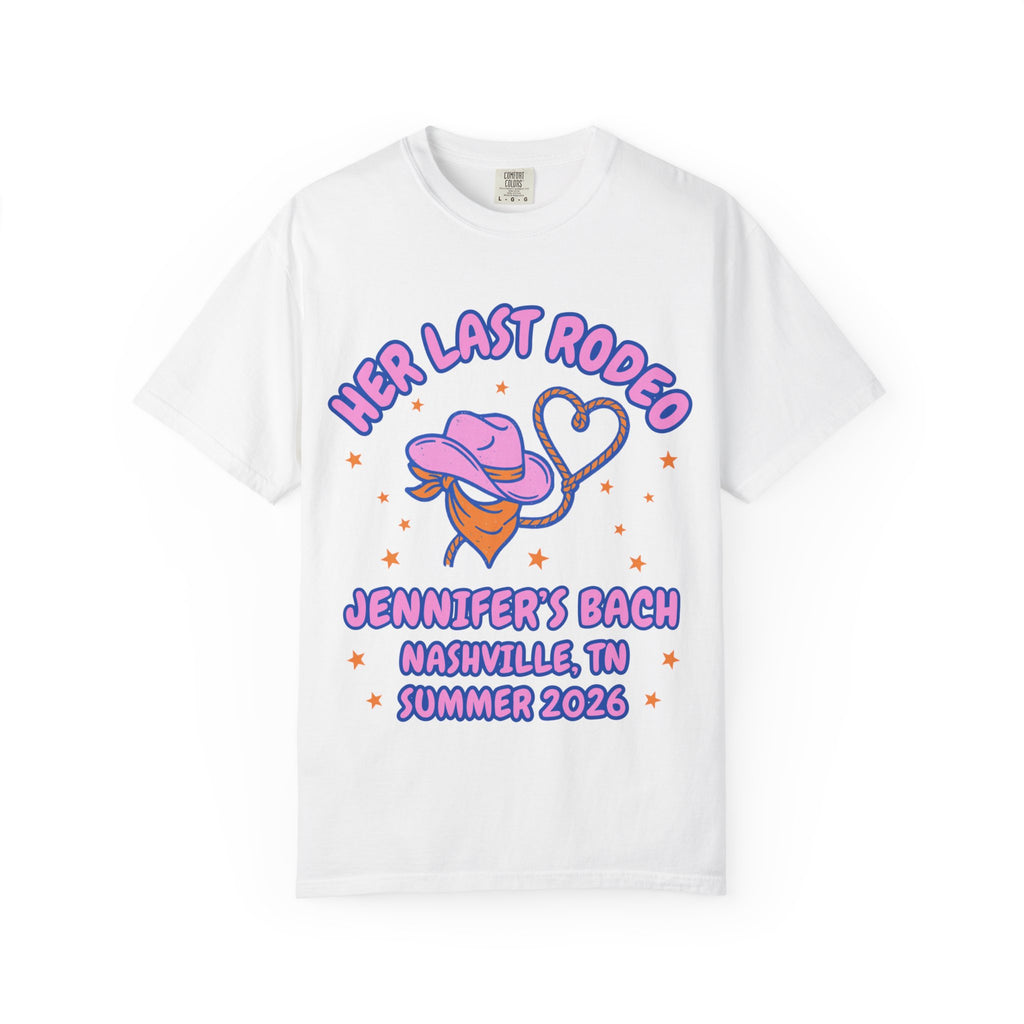 Her Last Rodeo Jennifer's Bach Nashville TN Summer 2026 t-shirt.