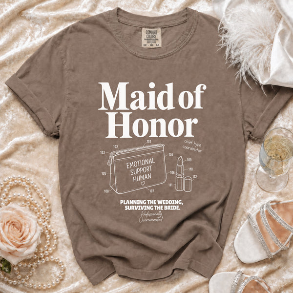 Maid of Honor T-shirt in Espresso