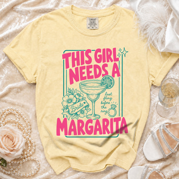 Bride Margarita T-Shirt in Butter